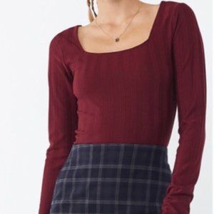Urban Outfitters Annalis Square Neck Crop Top